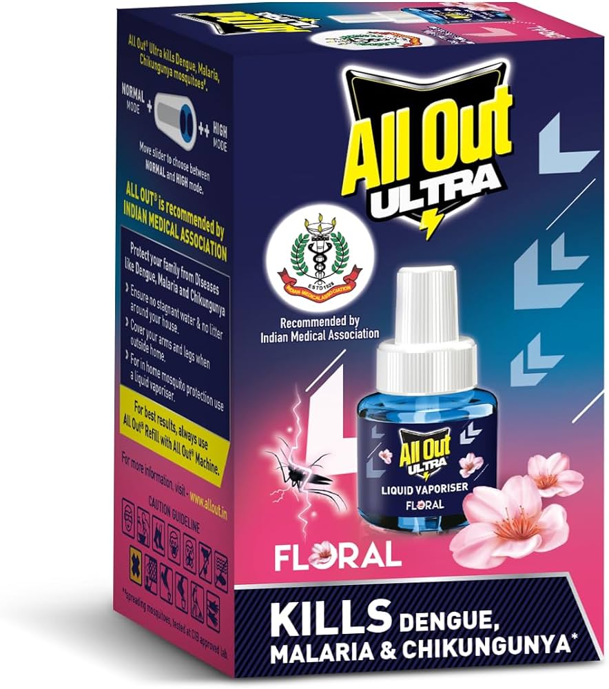 All Out Ultra Mosquito Repellent Special 45 mL Floral