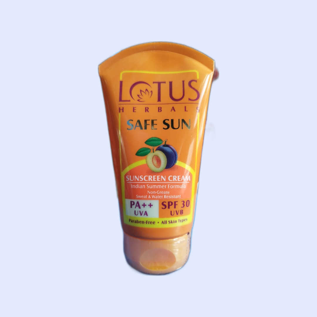 Lotus Safe Sun Sunscreen Cream SPF 30 100gm
